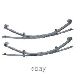 Land Rover Series 2/3 Pair Rear Parabolic Springs 3 Leaf Oem Swb