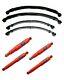 Land Rover Series 2/3 Swb 88 Front & Rear Parabolic Springs + Shocks Absorbers