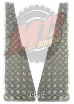 Land Rover Series 2 & 3 Wing Top 2mm Chequer Plate Natural Chequer Plate