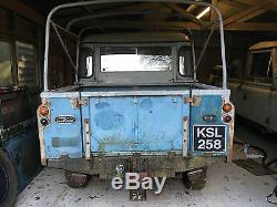 Land Rover Series 2 II 1958 88 2.0 Petrol Chassis no 643! Very early