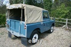Land Rover Series 2 and 3 88 Full Hood Sand Canvas no Side Windows New