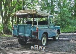 Land Rover Series 2 and 3 88 Full Hood Sand Canvas no Side Windows New