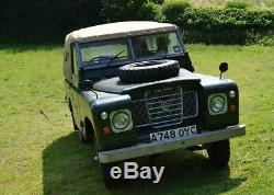 Land Rover Series 2 and 3 88 Full Hood Sand Canvas with Side Windows New