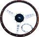 Land Rover Series 2a & 3 15 Dish Wood Rim S/wheel Inc 48 Spline Pol Boss Kit