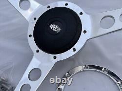 Land Rover Series 2a & 3 15 Dish Wood Rim S/Wheel Inc 48 Spline Pol Boss Kit
