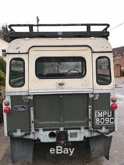 Land Rover Series 2a 88 1965 2.25 diesel galvanised chassis tax exempt Fairey OD