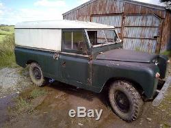 Land Rover Series 2a Lwb Diesel Tax Exempt 1969 Van Body