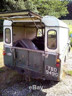 Land Rover Series 2a Lwb Diesel Tax Exempt 1969 Van Body