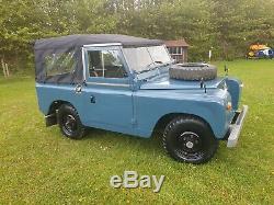 Land Rover Series 2a SWB 88 1969 Tax and MOT Exempt nearly New Paint Work