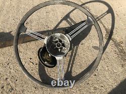 Land Rover Series 2a Steering Wheel. Column, Link Bar, And Box