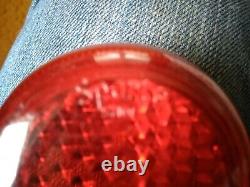 Land Rover Series 2a early Sparto 57101 Red Rear Brake Light Lenses x2 NOS