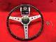 Land Rover Series 3 17 Dark Wooden Polished Steering Wheel And Bos Kit New
