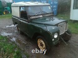 Land Rover Series 3 1972 SWB 2.25 Petrol Project