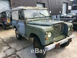 Land Rover Series 3 2.25 diesel on galvanised chassis. Only 12573 genuine miles