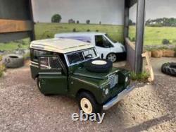 Land Rover Series 3 88 Safari roof Deep Bronze Green Marge Models 132 scale new