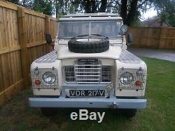 Land Rover Series 3 88 Station Wagon Historic 1979 Creme 7 seater