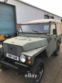 Land Rover Series 3 Military Lightweight Airportable 24 Volt Interesting History