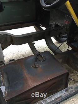 Land Rover Series 3 Restoration Unfinished Project Galvanised Chassis Overdrive