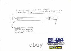 Land Rover Series 3 STAINLESS STEEL Steering Bars + Track Rod Ends SUMOBARS