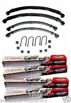 Land Rover Series 3 SWB Parabolic FRONT And REAR Spring And Shock Absorber Kit