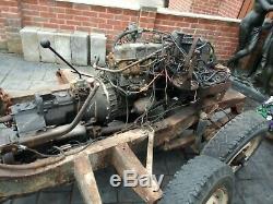 Land Rover Series 3 SWB rolling chassis with engine and gearbox