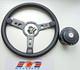 Land Rover Series 3, Steering Wheel 15'' Black Vinyl