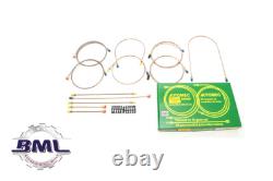 Land Rover Series 3 Swb Lhd From July 1980 Ready Made Brake Pipe Set- Da7446