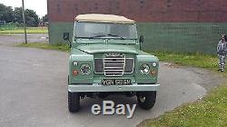Land Rover Series 3 soft top 1owner 9431 miles only genuine