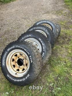 Land Rover Series 3 wheels and tyres