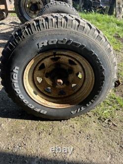 Land Rover Series 3 wheels and tyres