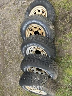 Land Rover Series 3 wheels and tyres