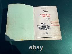 Land Rover Series 88 109 workshop manual 1961 2rd Ed Part no 4220 classic car