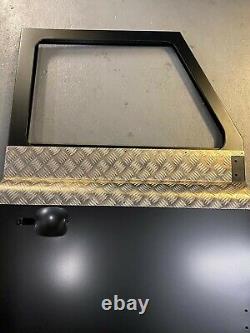 Land Rover Series Chequer Plate Door Protector/cover Window Height Pair