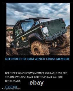 Land Rover Series Extreme Winch rear Cross Member
