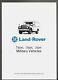 Land Rover Series Iii Military Vehicles 1976 Uk Market Sales Brochure