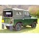 Land Rover Series Ii & Iii 88 Soft Top Window Green Tarpaulin 331113ag Sivar