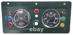 Land Rover Series Instrument Panel. Dark Green Color