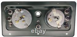 Land Rover Series Instrument Panel. Dark Green Color