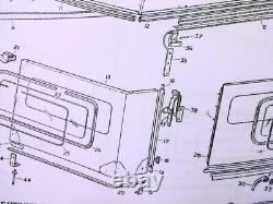 Land Rover Series One 80 Hard Top Rear LID Quadrant R/hand P/no- 302187