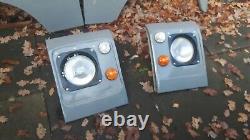 Land Rover Series/ Or Defender Front Wing Panel's With Headlight Surrounds
