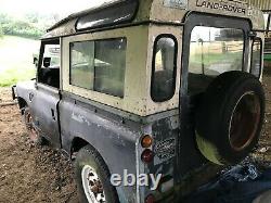 Land Rover Series Three 88 1972 2286 Petrol Project Barn Find