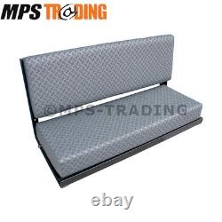 Land Rover Series and Defender Techno Grey Folding Rear Bench Seat 1x 320737T