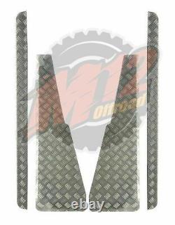 Land Rover Sills and Wings Series 2 & 3 2mm Chequer Plate Natural SWB- 88