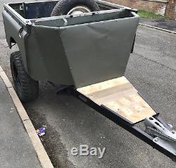 Land Rover Trailer Series Tub And Chassis Sankey Style Camping Trailer Project
