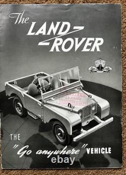 Land Rover series 1 2 Dealer Brochure original 2 T Cuneo Part S Art Manual 80