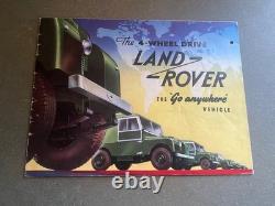 Land Rover series 1 2 Dealer Brochure original 2 T Cuneo Part S Art Manual 80