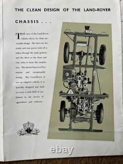 Land Rover series 1 2 Dealer Brochure original 2 T Cuneo Part S Art Manual 80