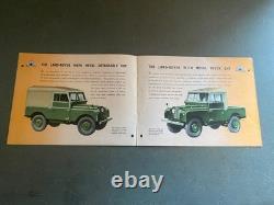 Land Rover series 1 2 Dealer Brochure original 2 T Cuneo Part S Art Manual 80