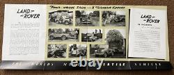 Land Rover series 1 2 Dealer Brochure original 2 T Cuneo Part S Art Manual 80