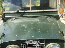 Land Rover series 1 80inch with Aluminium bulkhead